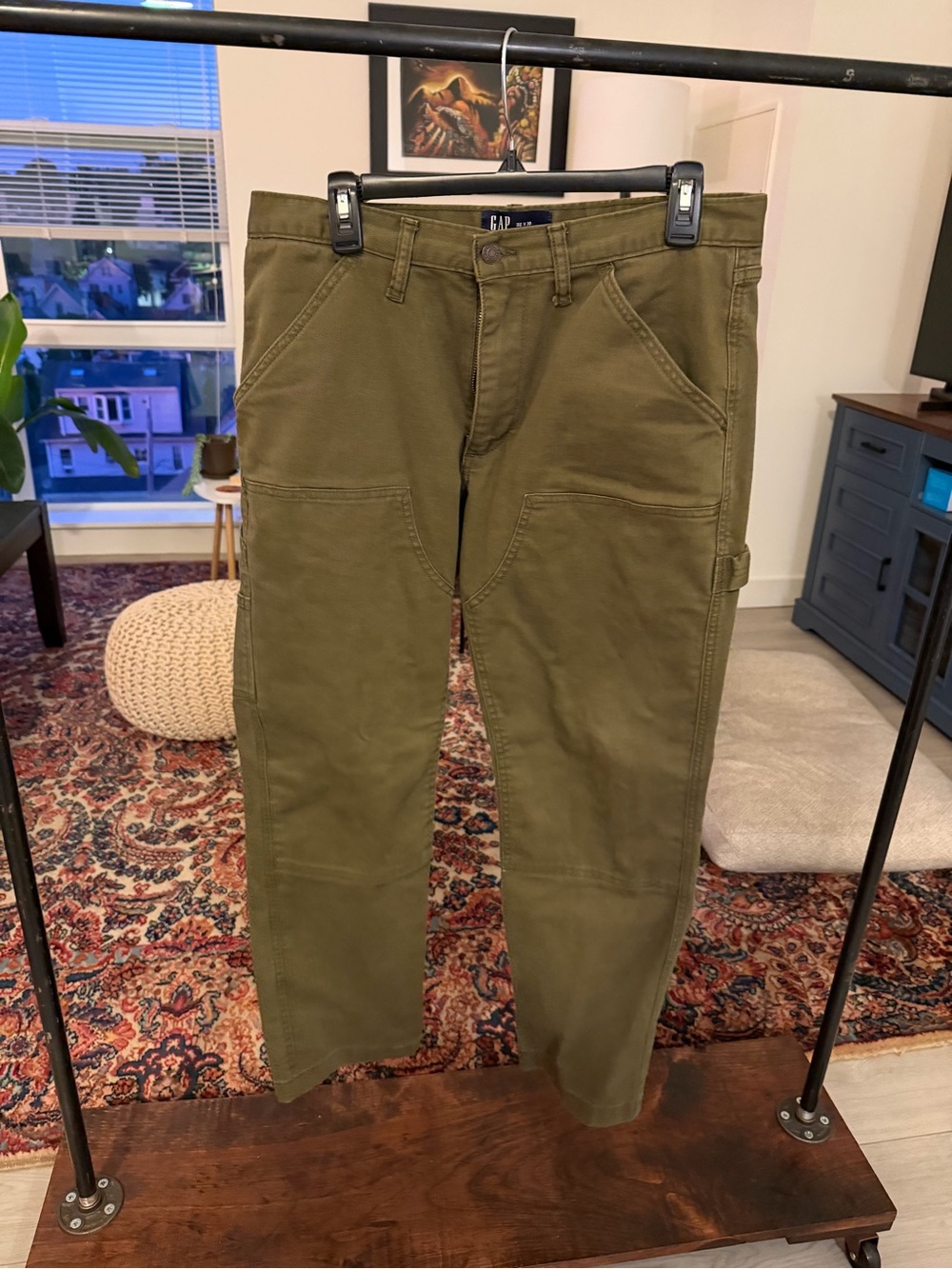Gap Men’s Olive Green Utility Pants
